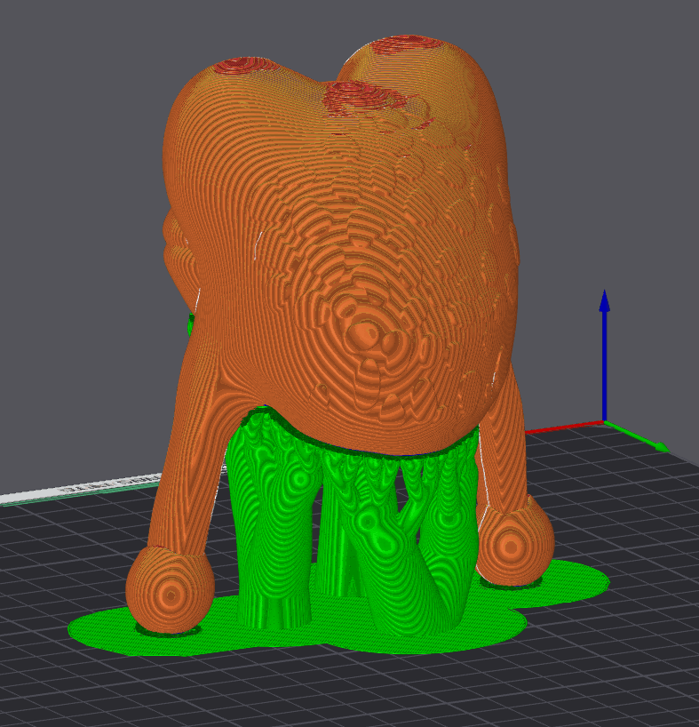 Frog Goose Gear for Porch Goose 3d model