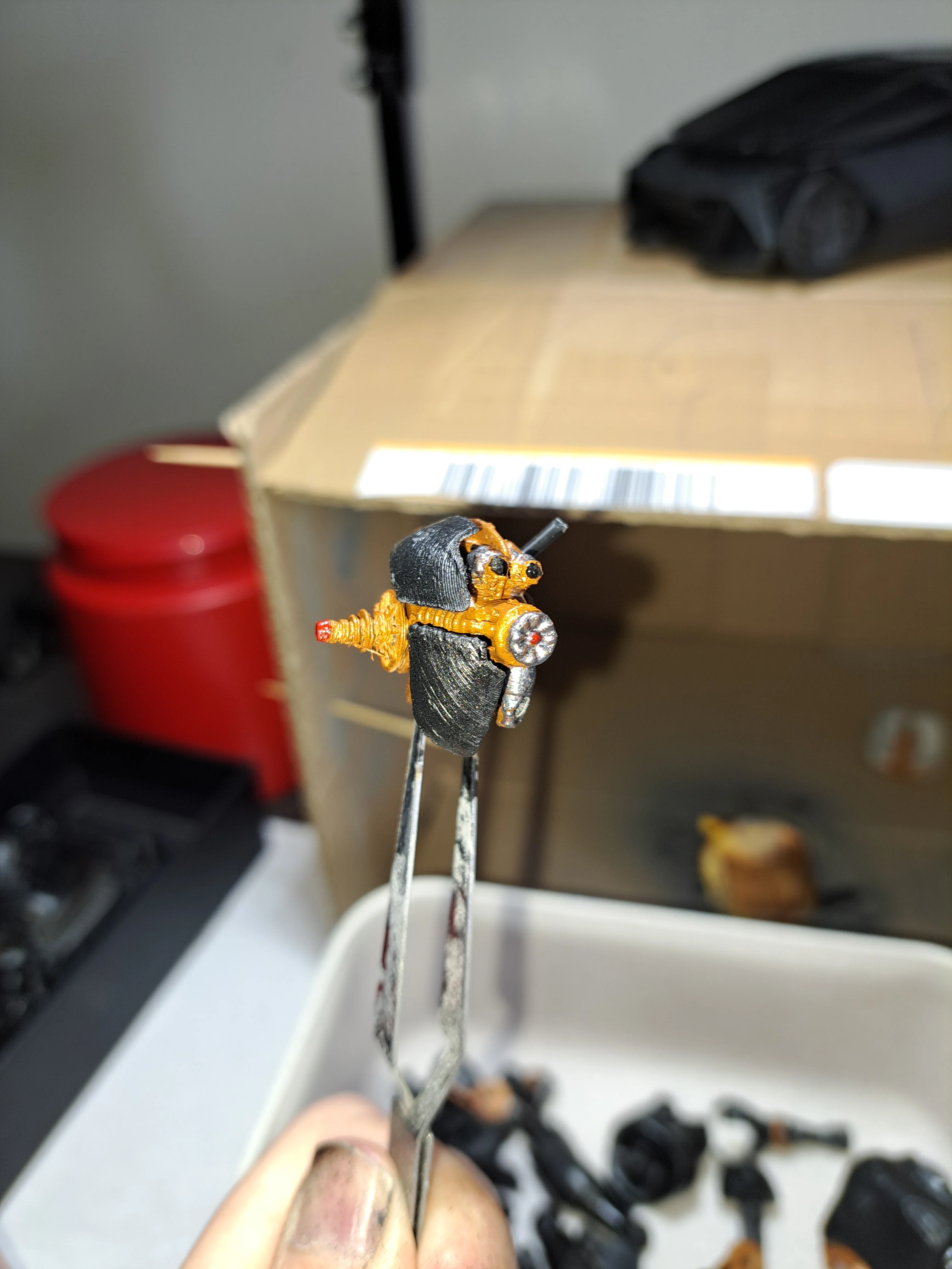 Fallout Assaultron Poseable Figure 3d model