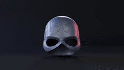 US Agent helmet life-size cosplay 3d model