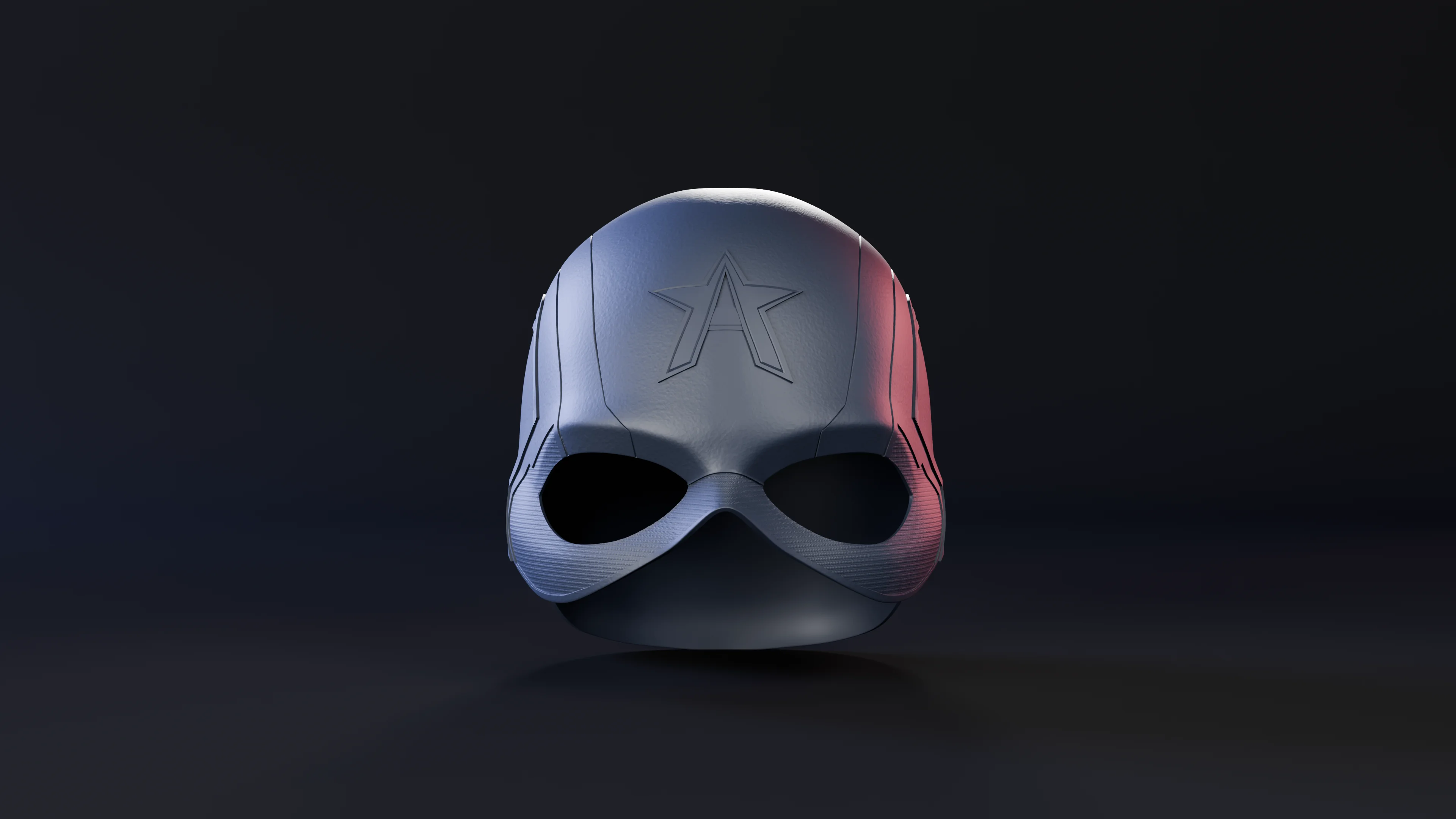 US Agent helmet life-size cosplay 3d model