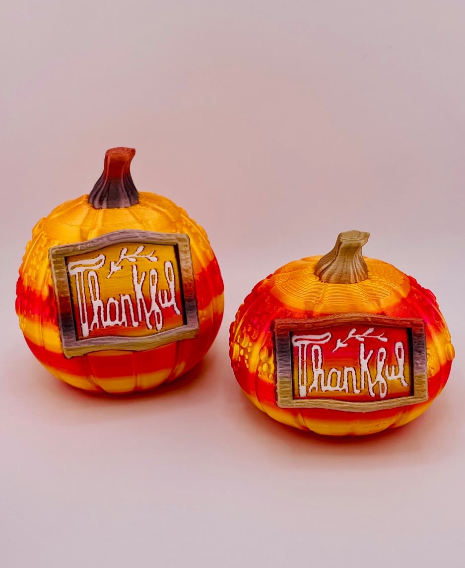 Thankful Pumpkin 3d model