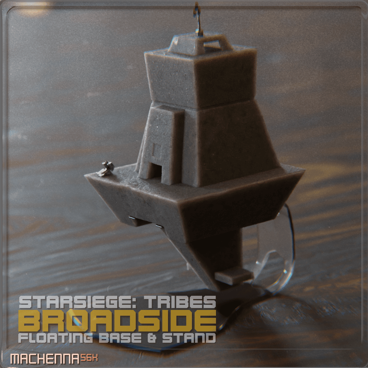 Broadside Floating Base | Starsiege: Tribes Fanart 3d model