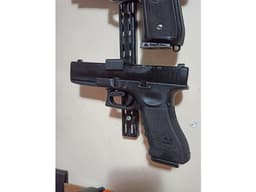 Airsoft pistol bracket for rail shelf system 3d model