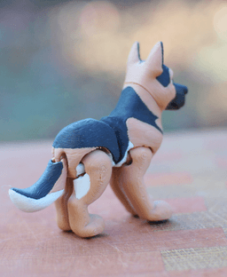 German Shepherd - Articulated Ludo Dog 3d model
