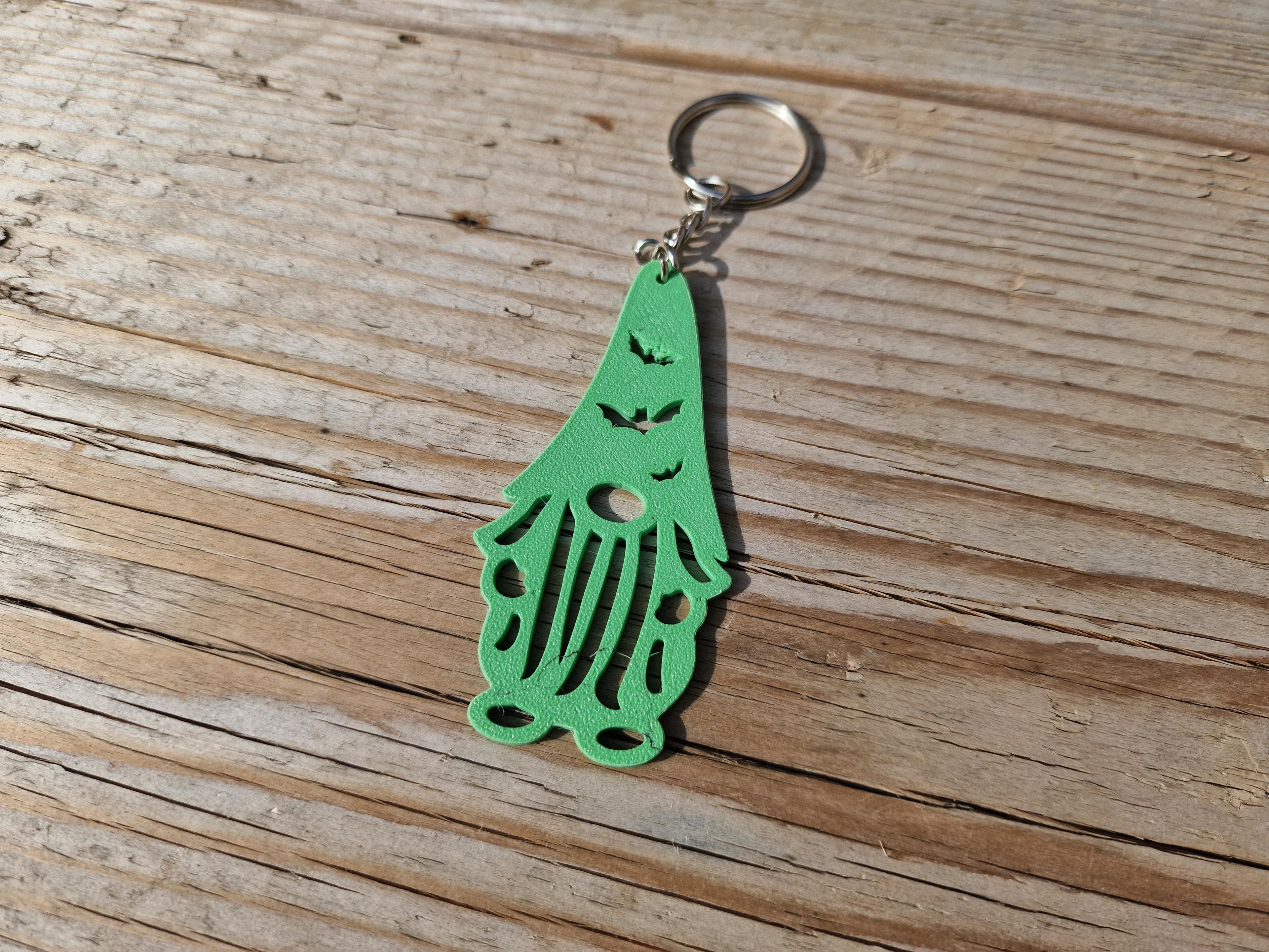 Spooky Gnome Keychain 3d model