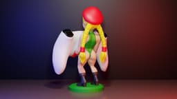 Cammy Controller Holder (Street Fighter) - Multiparts +3MF 3d model