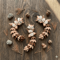 Cute Flexi Baby Squirrel Toy / Keychain- FREE 3d model