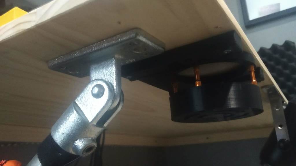 Under desk Sliding Cup Holder 3d model