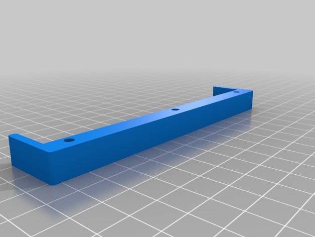 Under desk Sliding Cup Holder 3d model