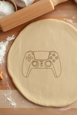 Playstation Control Cookie Cutter, Biscuit Cutter 3d model