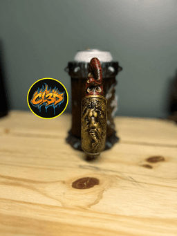 Pirate Tavern Stein Can Koozie with Siren Tentacle Handle 3d model