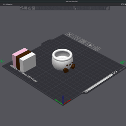 Cute Articulated & Clicker Coffee To-Go | No AMS | Support-free 3d model