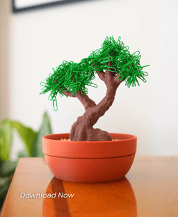Office Supply Bonsai 3d model