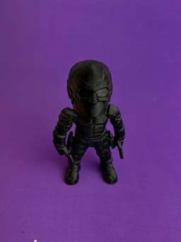 BLACK NOIR THE BOYS FLEXI TOY FAN ART 3d model