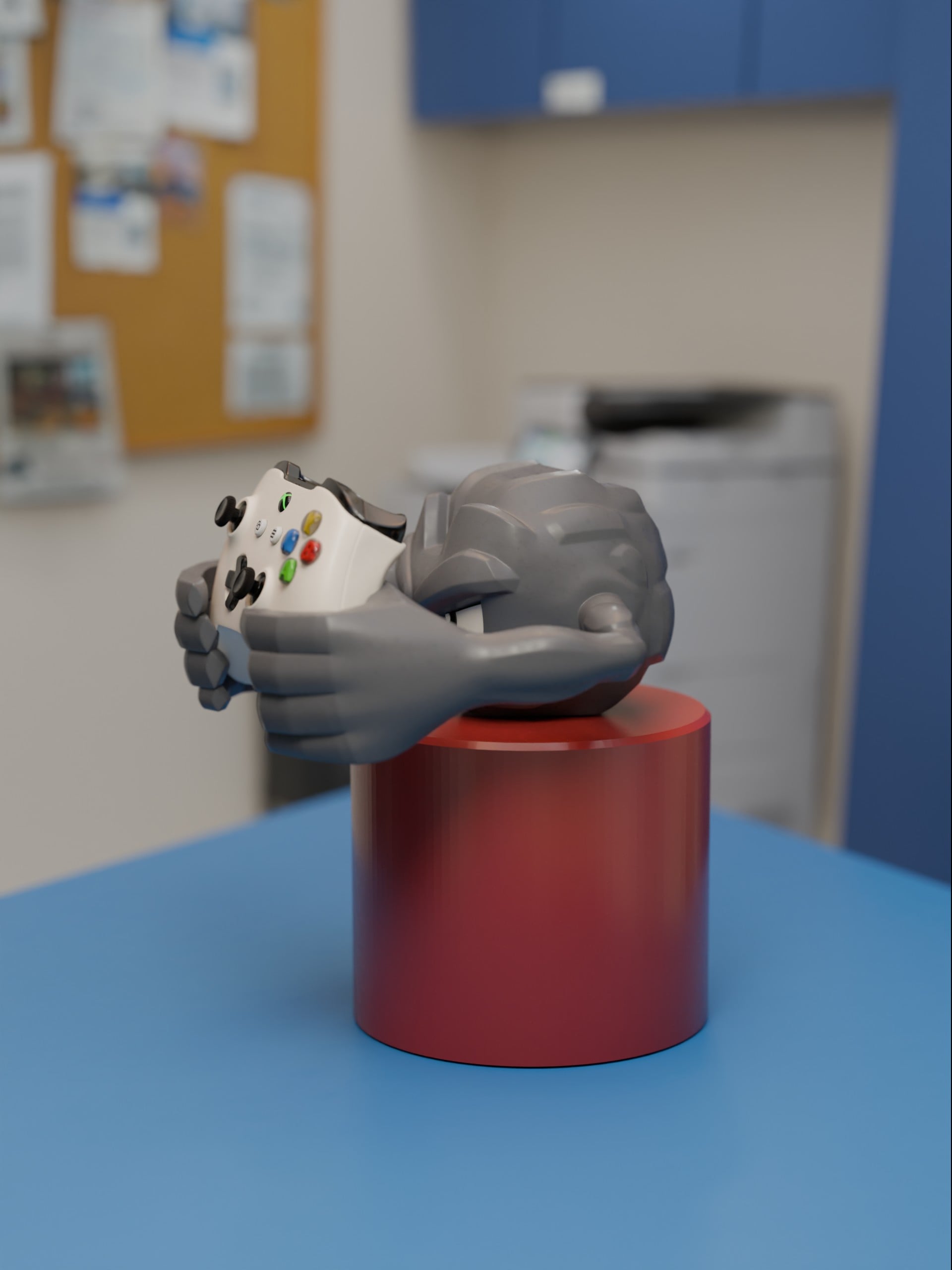 Geodude Controller Stand 3d model