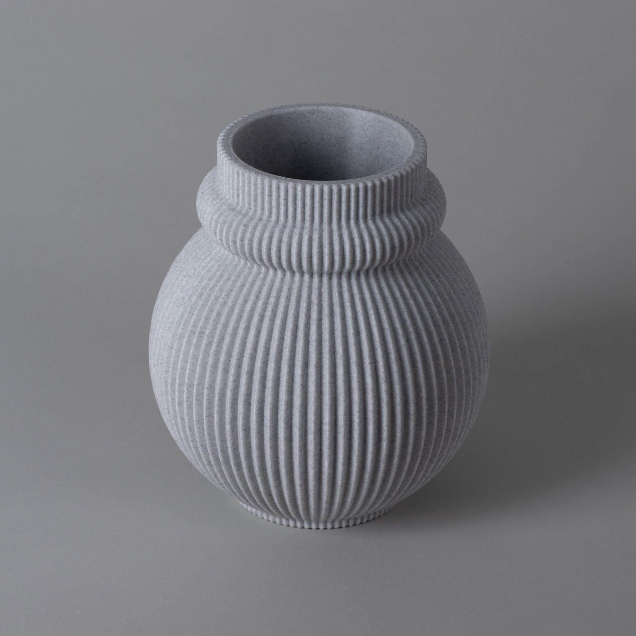 Vase SANDRA - Round Textured Vase 3d model