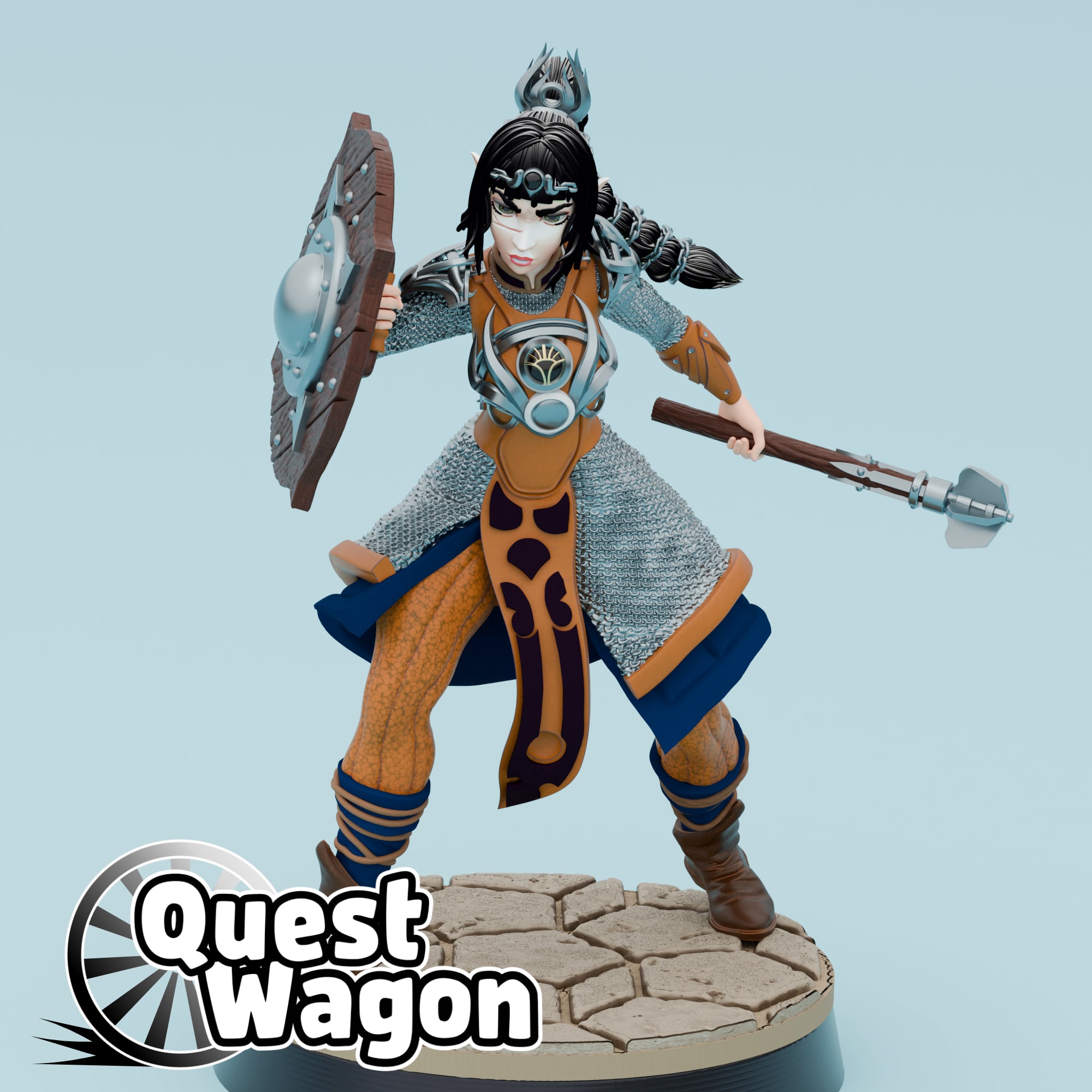 Shadowheart Miniature --FREE 3d model