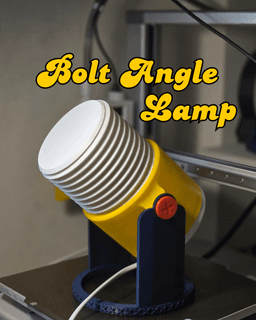 Bolt Angle Lamp - Angle your Mood! 3d model