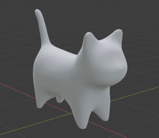 Smooth Cat 3d model