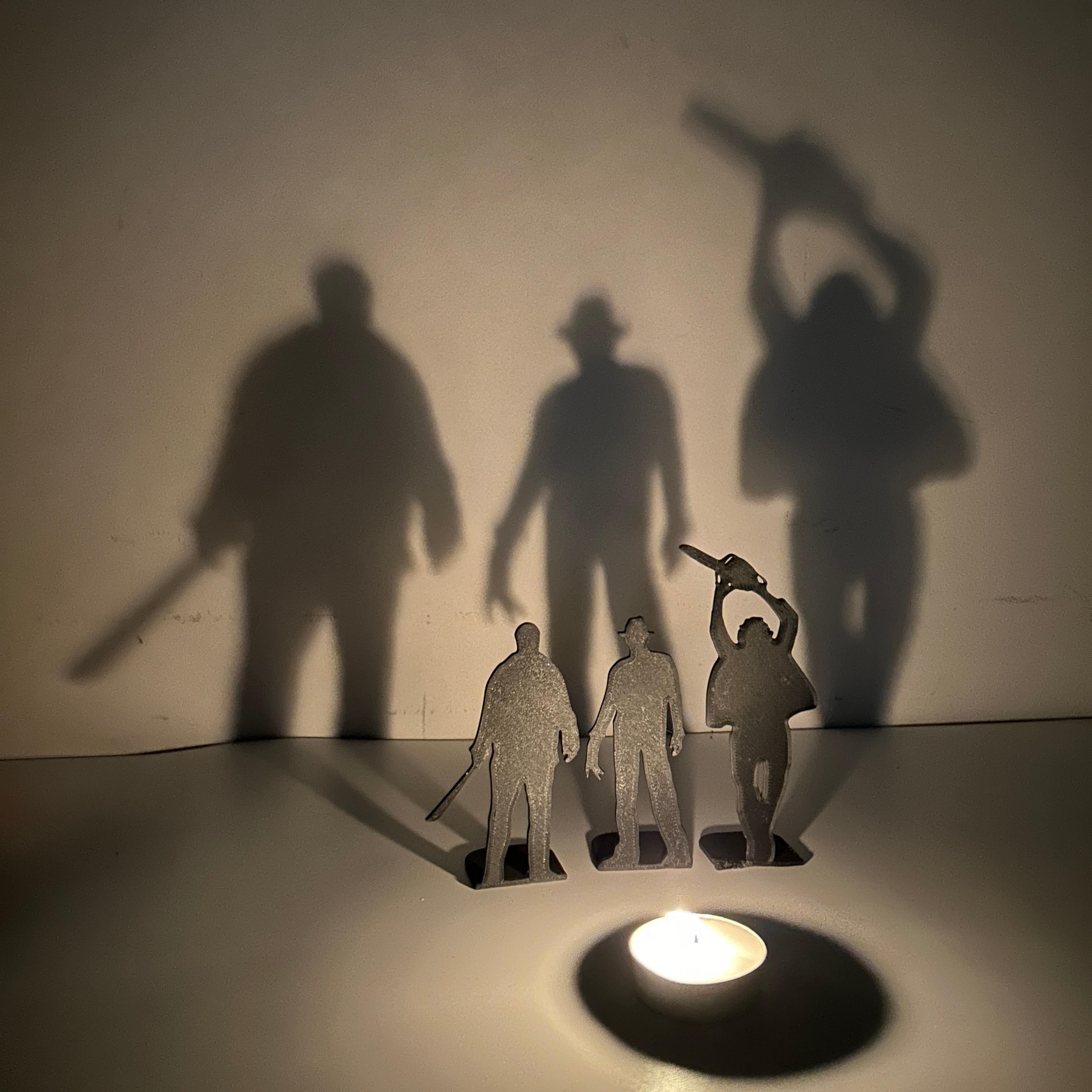 Halloween Tabletop Shadow Figures 3d model