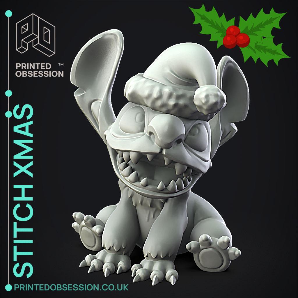 Stitch Xmas - Lilo & Stitch - Fan Art 3d model
