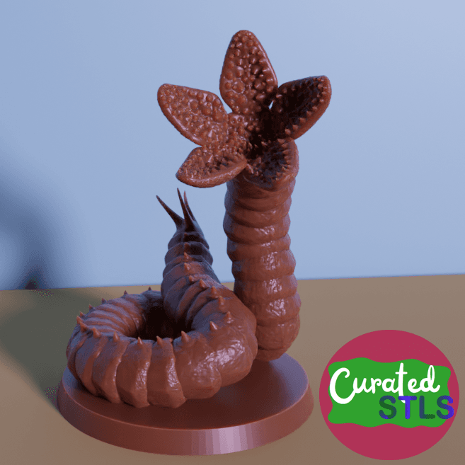 SANDWORM SHAIHULUD MINIATURE FOR TABLETOP GAMES 3d model