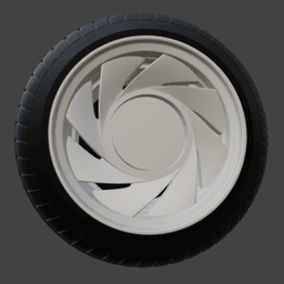 Enkei EK81 wheels 1/64 JDM 3d model