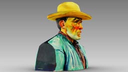 Portrait of a Peasant (Patience Escalier) 3d model