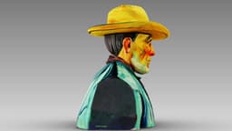 Portrait of a Peasant (Patience Escalier) 3d model