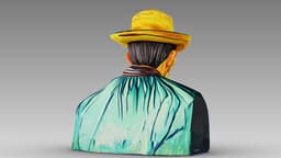 Portrait of a Peasant (Patience Escalier) 3d model