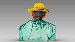 Portrait of a Peasant (Patience Escalier) 3d model