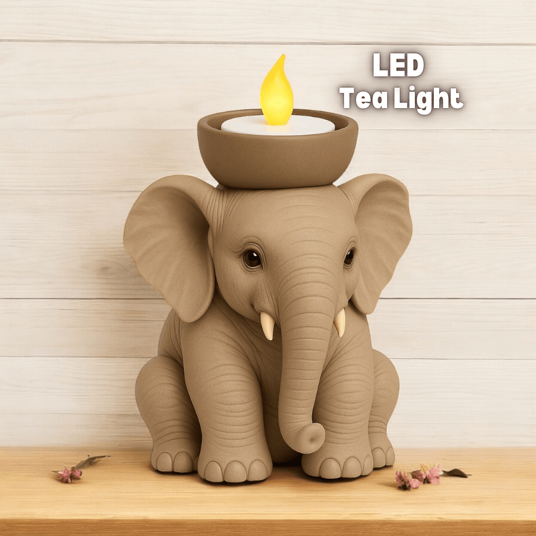 Elephant LED Tea Light 3d model