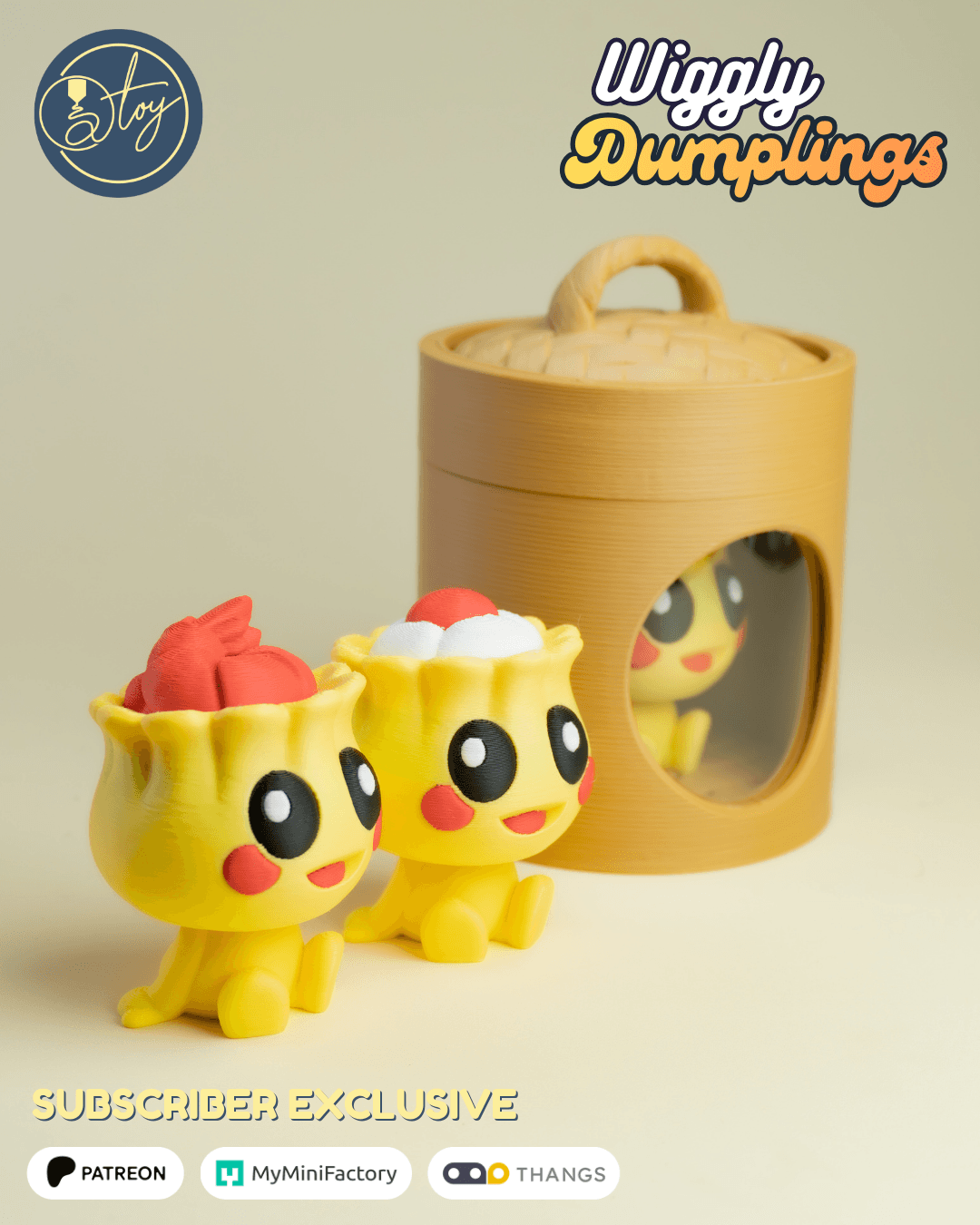 WIGGLY DUMPLINGS 3d model