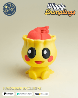 WIGGLY DUMPLINGS 3d model