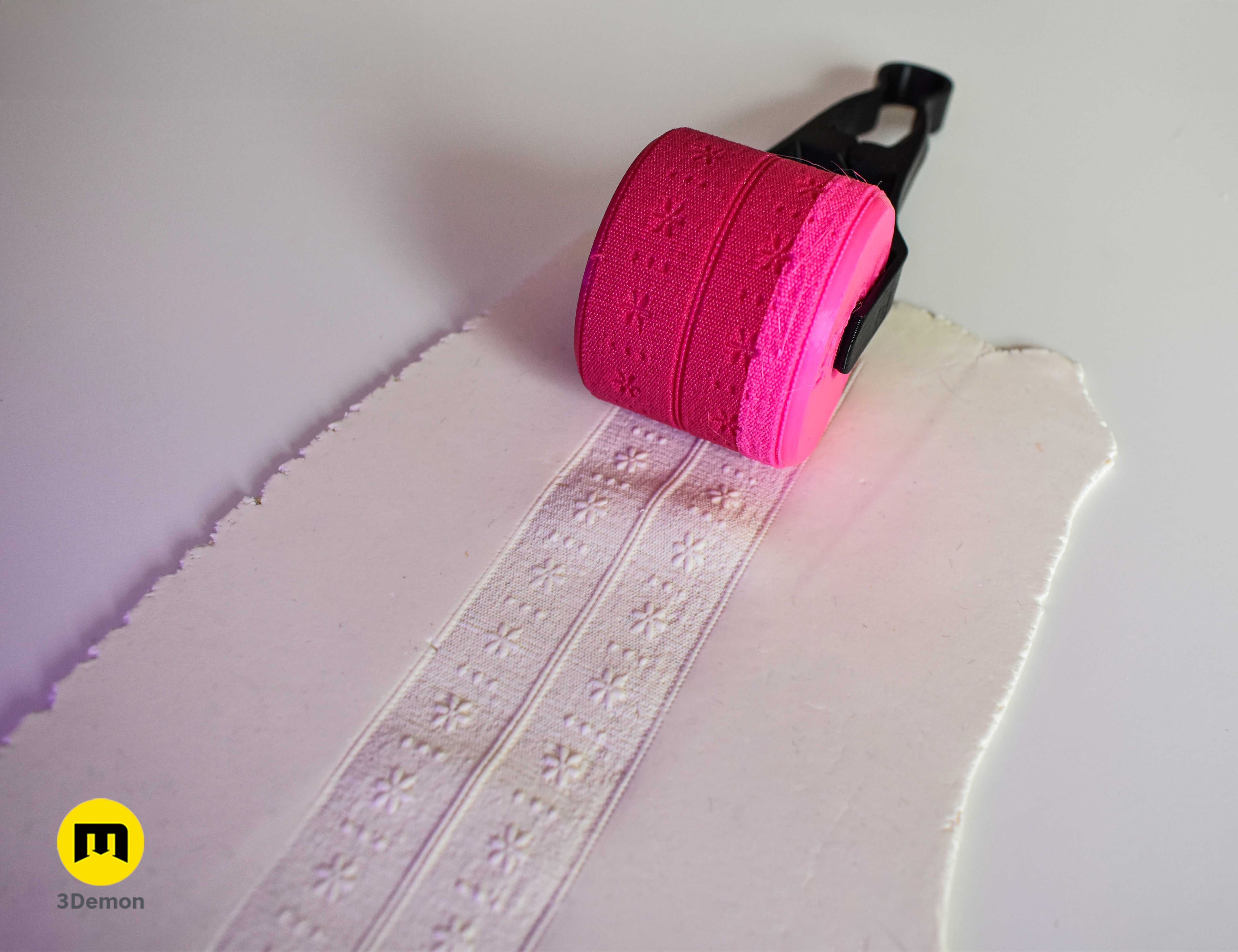 Texture Rollers Lace Patterns middle #2 3d model