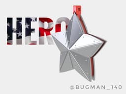Hero - Christmas Star 3d model