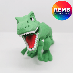 Flexi T-Rex Dinosaur | Articulated Trex NO support 3d model