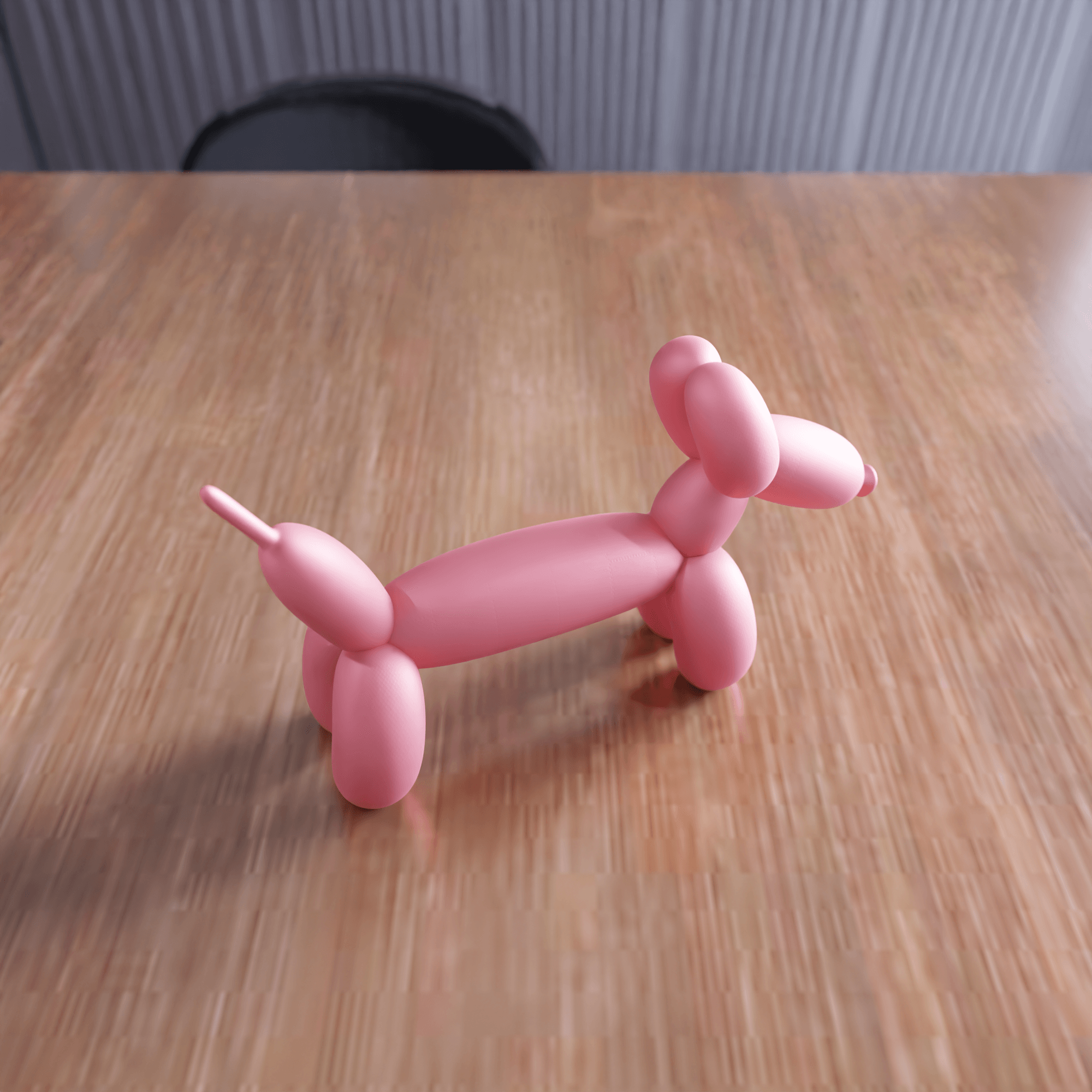 Balloon Dog Hotdog Figure 3d model