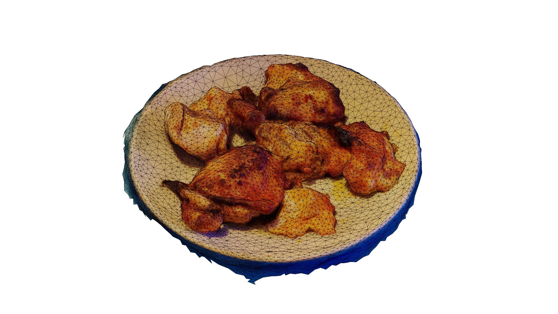 Spicy Chicken Thighs 3d model