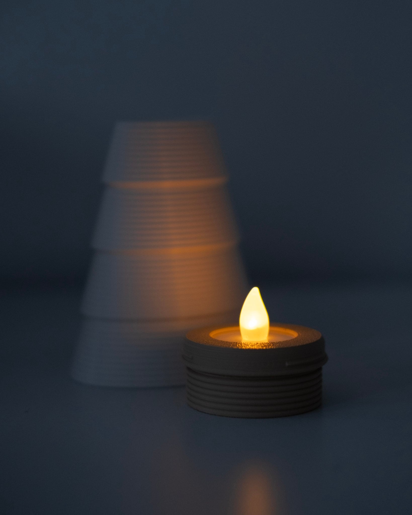 Christmas Tree Tea Light (LED) 3d model