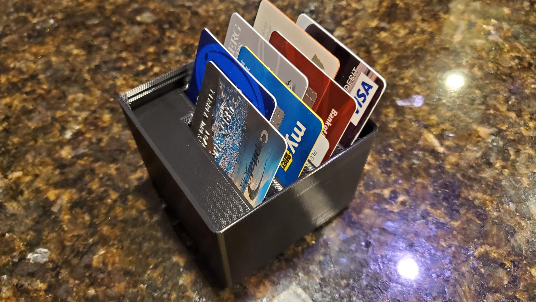 Gridfinity credit cards 2x2-7 3d model