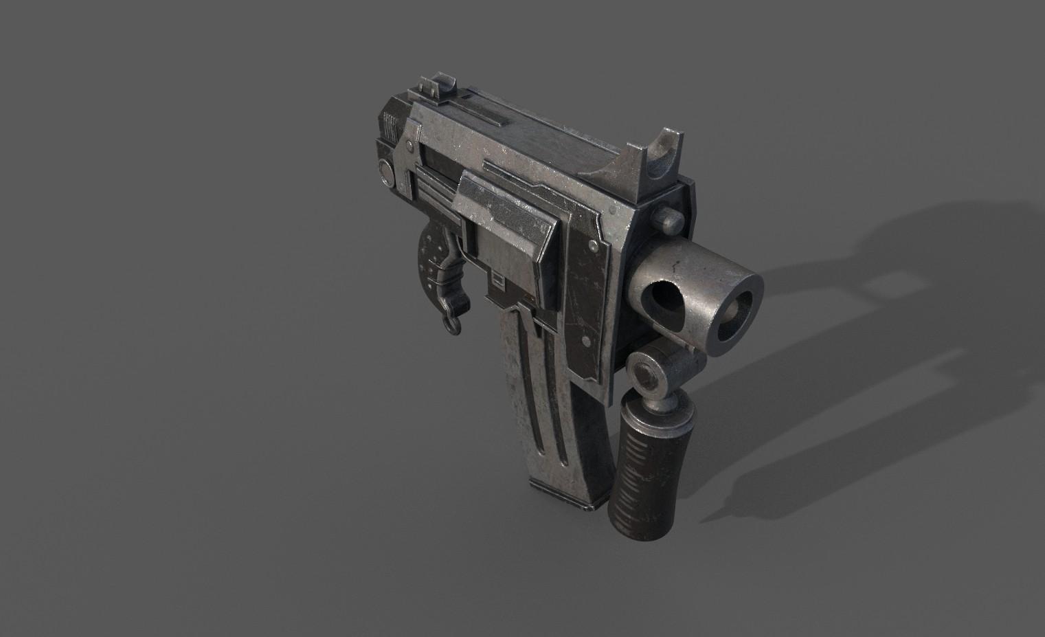 Bolt Pistol 3d model