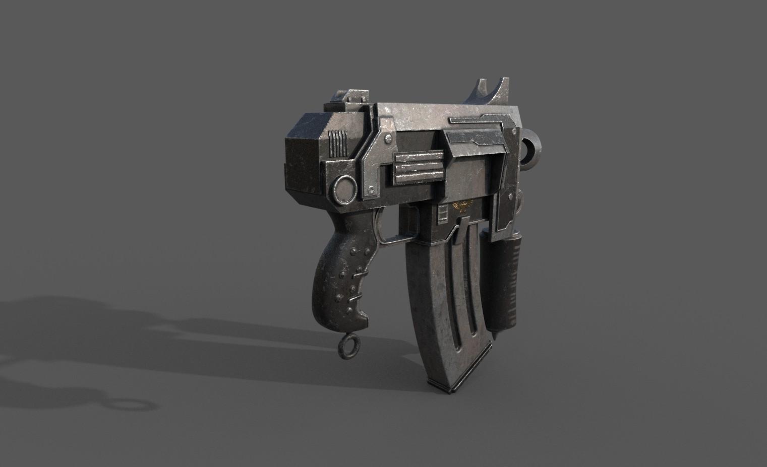 Bolt Pistol 3d model