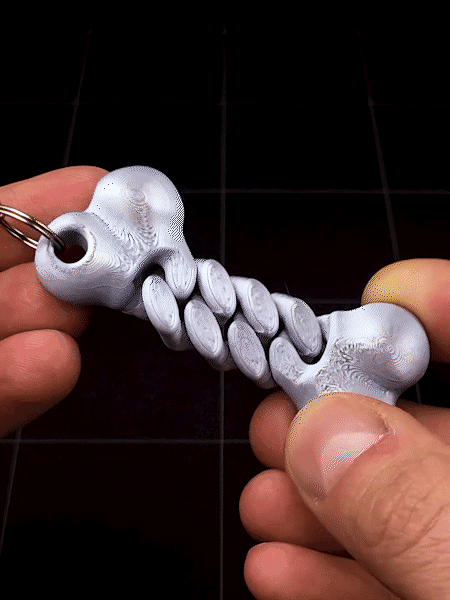 Flexible Bone 2 (chain) 3d model