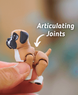 Ludo Boxer - Articulated Fidget Boxer 3d model