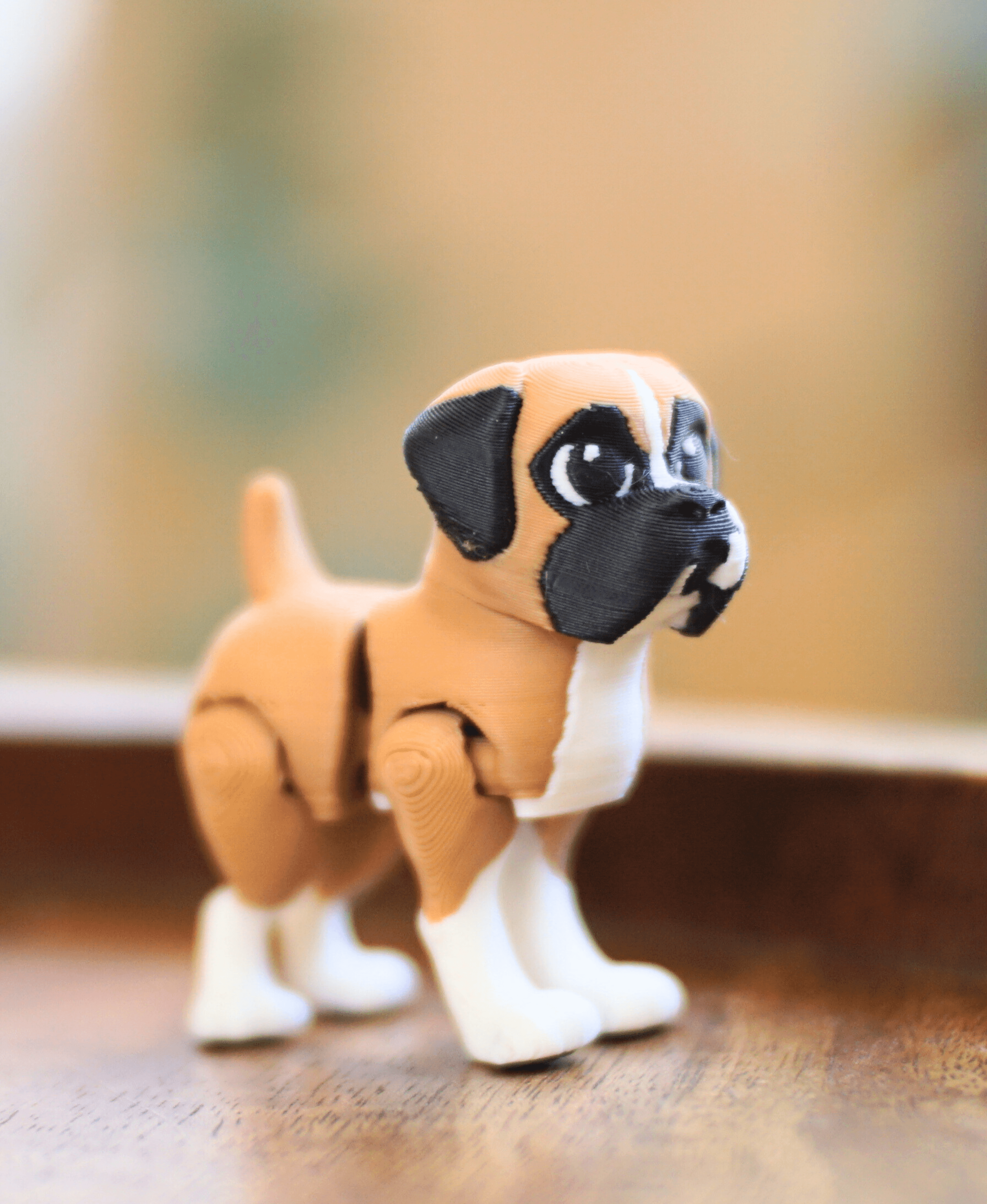 Ludo Boxer - Articulated Fidget Boxer 3d model