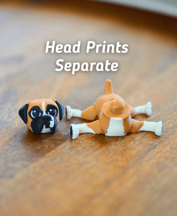 Ludo Boxer - Articulated Fidget Boxer 3d model
