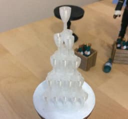 Champagne Pyramid (1:18 scale) 3d model