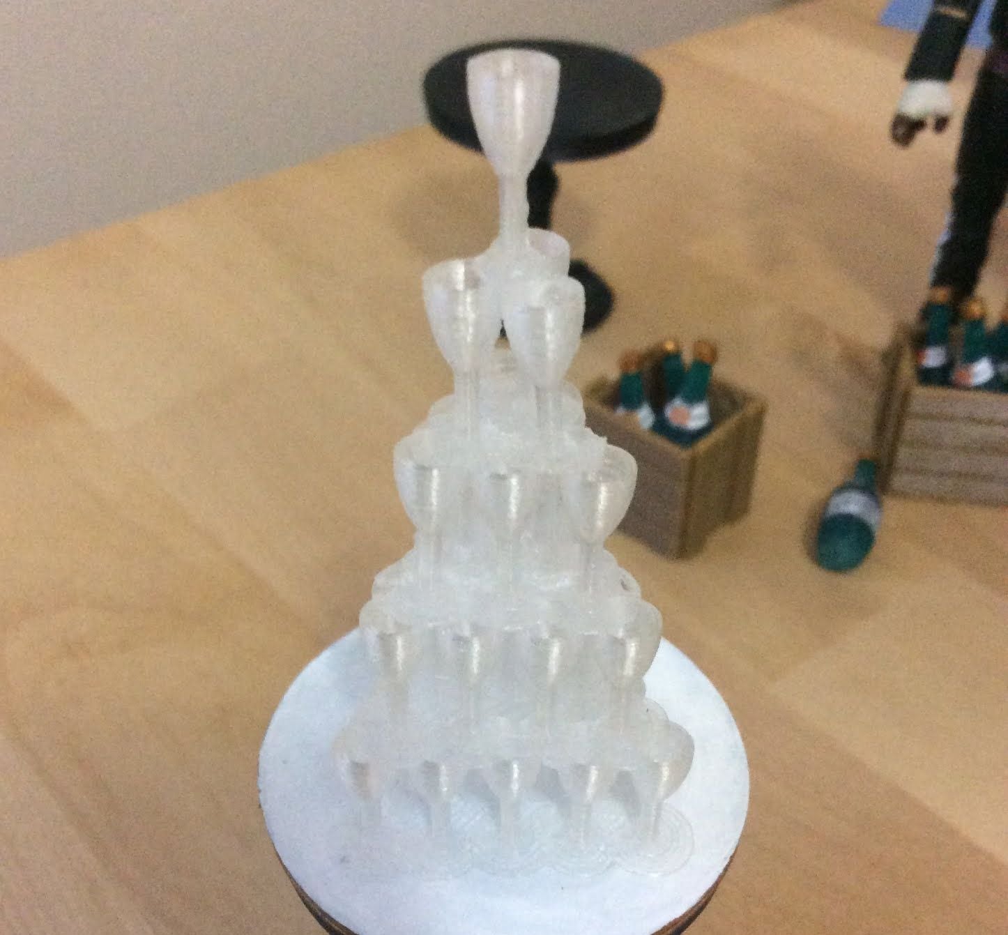 Champagne Pyramid (1:18 scale) 3d model