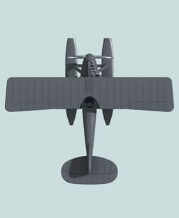 1:144 Albatros W.4 (Late) 3d model